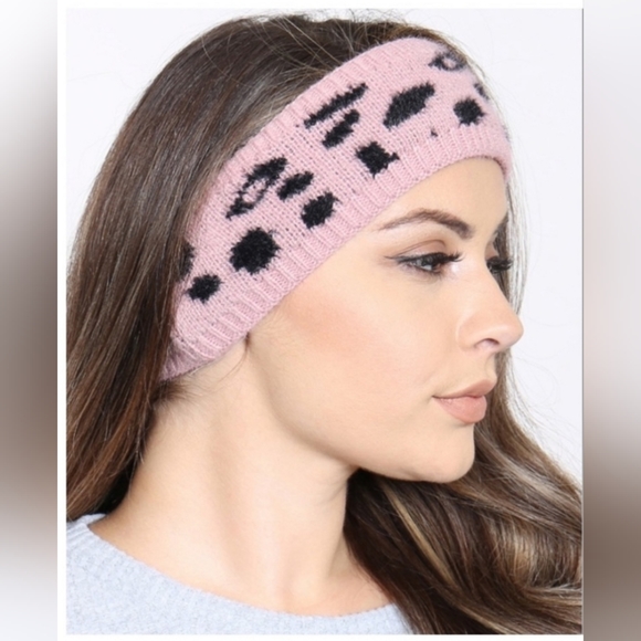 Accessories - Pink Leopard Headband